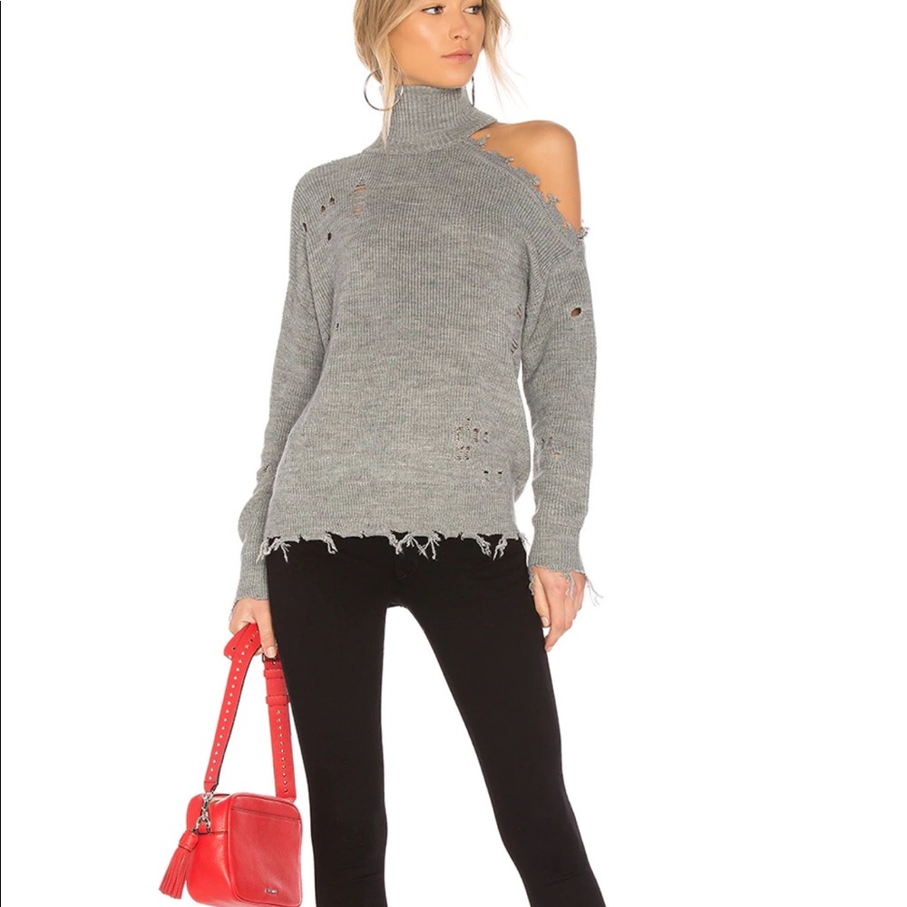 Lovers + Friends NWT “Arlington” Sweater in Gray